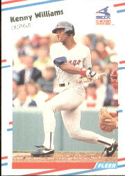 1988 Fleer Baseball Cards      412     Ken Williams
